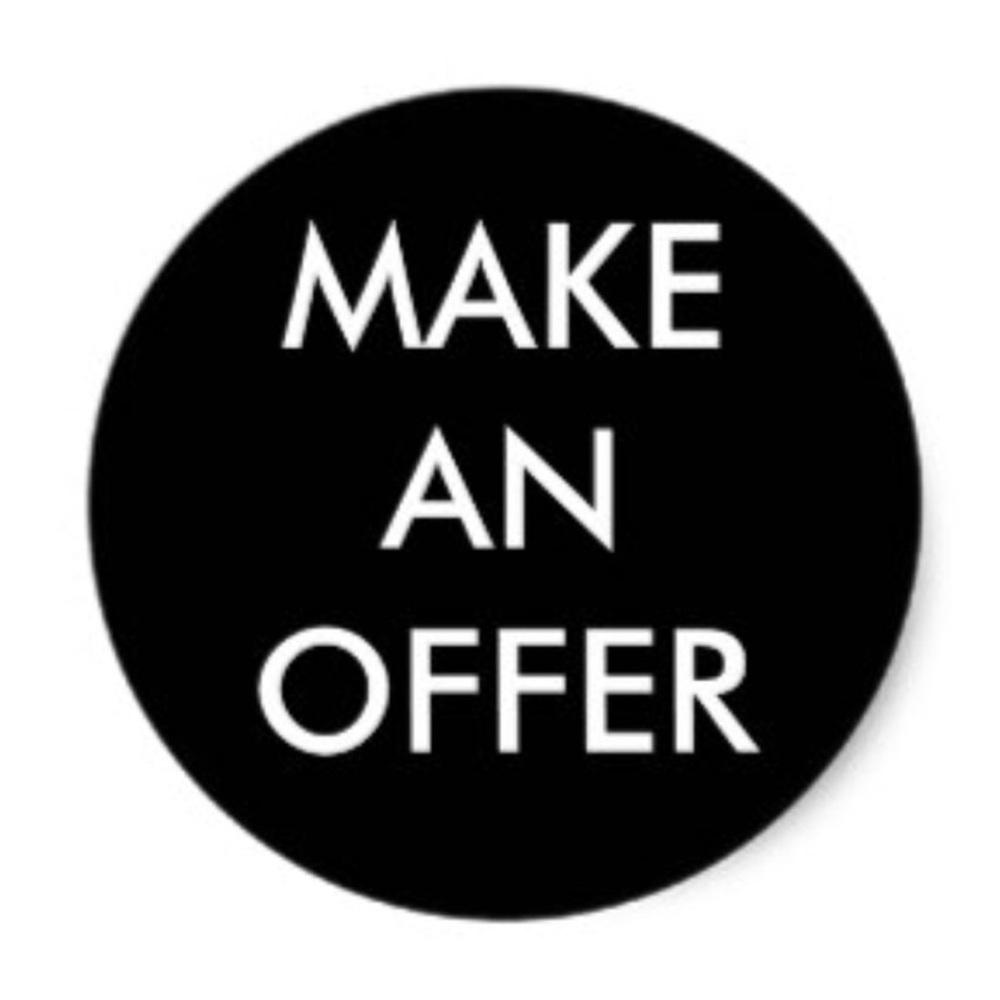 MAKE AN OFFER! It never hurts to ask 😉